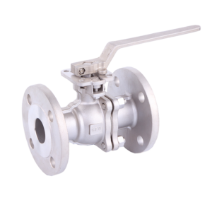 2PC Flanged Ball Valve with New ISO 5211 Pad