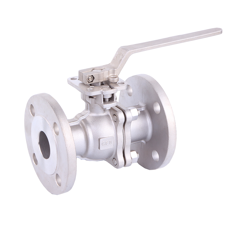 2PC Flanged Ball Valve with New ISO 5211 Pad