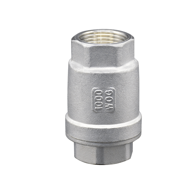 Spring Vertical Check Valve Thread Ends